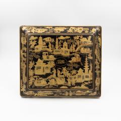 Chinese Export Gaming Box with Chinoiserie Decoration Circa 1890 - 3988286