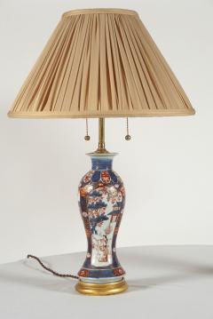 Chinese Export Imari Baluster Vase Lamps - 791646