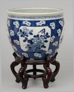 Chinese Export Jardiniere or Fish Bowl on Stand - 144827