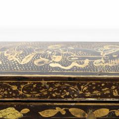 Chinese Export Lacquer Sewing Box Circa 1850 Made For The English Market - 2183718