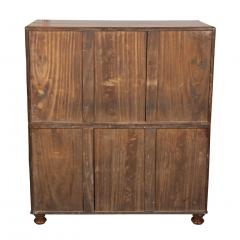 Chinese Export Mahogany and Brass Inlaid Campaign Chest - 3739846