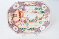 Chinese Export Mandarin Palette Platter - 1983353