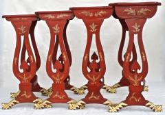 Chinese Export Parcel gilt on Lacquer Quartetto Tables - 1841956