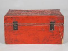 Chinese Export Pigskin Leather Red Box - 2322000