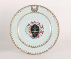 Chinese Export Porcelain Armorial Plate c 1750 - 1196760