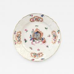 Chinese Export Porcelain Armorial Plate c 1760 - 3561247