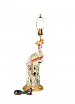 Chinese Export Porcelain Phoenix Table Lamp - 4611707