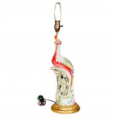 Chinese Export Porcelain Phoenix Table Lamp - 4611725
