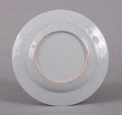 Chinese Export Pseudo Tobacco Leaf Plate c 1740 50 - 4467700