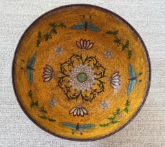 Chinese Export Qing Dynasty Qianlong Large Decorative Cloissone Enamel Bowl - 4116832