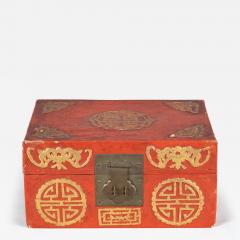 Chinese Export Red Lacquered Box - 3923104