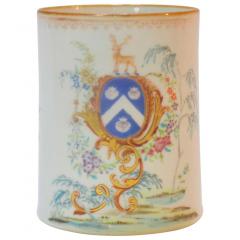 Chinese Export Rococo St James Armorial Tankard 18th Century - 2127859