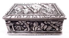 Chinese Export Silver Vinaigrette by Canton Retailer Cutshing - 4337187