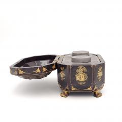 Chinese Export Tea Caddy circa 1840 - 3446669
