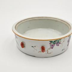 Chinese Famille Rose Porcelain Censer circa 1880 - 4576790