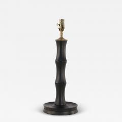 Chinese Faux Bamboo Wooden Table Lamp - 4227228