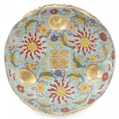 Chinese Floral Cloisonn Enamel and Ormolu Vase for Islamic Market - 3606531