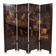 Chinese Four Fold Screen - 4479344