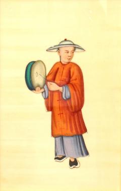 Chinese Gauche Traditional Figure Paintings - 4539904