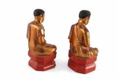 Chinese Gold Wooden Buddha Statues - 4520059