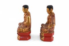 Chinese Gold Wooden Buddha Statues - 4520075