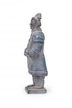 Chinese Gray Ceramic Figure Depicting a Dignitary - 4675121
