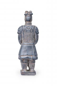 Chinese Gray Ceramic Figure Depicting a Dignitary - 4675122