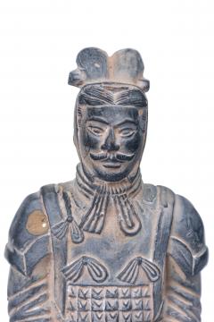 Chinese Gray Ceramic Figure Depicting a Dignitary - 4675124