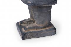 Chinese Gray Ceramic Figure Depicting a Dignitary - 4675126