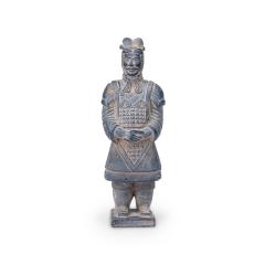 Chinese Gray Ceramic Figure Depicting a Dignitary - 4733360
