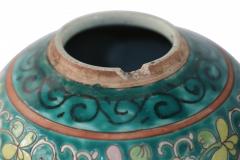 Chinese Green Floral Scrolling Design Ginger Jar Vases - 4671099