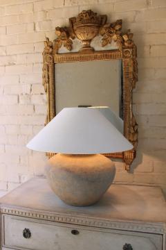Chinese Han Dynasty Large Unglazed Belly Jar As Table Lamp - 2049992