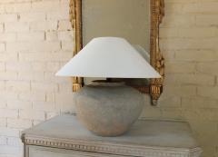 Chinese Han Dynasty Large Unglazed Belly Jar As Table Lamp - 2050009