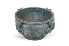 Chinese Han Dynasty Style Patinated Bronze Pot - 4626155
