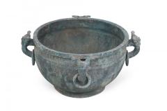 Chinese Han Dynasty Style Patinated Bronze Pot - 4626156