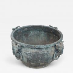 Chinese Han Dynasty Style Patinated Bronze Pot - 4627982