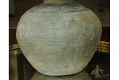 Chinese Han Dynasty Unglazed Belly Jar As Table Lamp - 696730