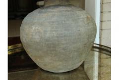 Chinese Han Dynasty Unglazed Belly Jar As Table Lamp - 696732