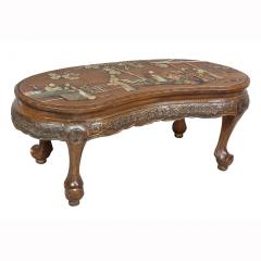 Chinese Hardstone Mounted Coffee Table - 3787081