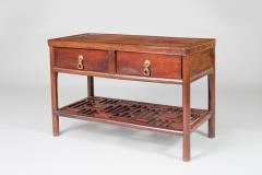 Chinese Hardwood End or Side Table - 776911