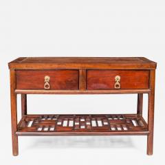 Chinese Hardwood End or Side Table - 843834