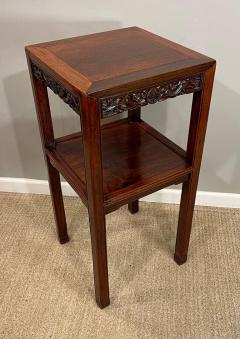 Chinese Hardwood Hungmu Tea Table Late 19th Century Early 20th Century - 2550408