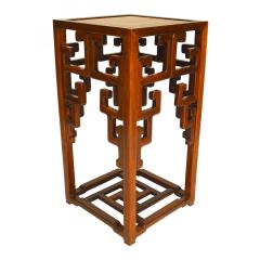 Chinese Hardwood Square Pedestal Stand - 4631173