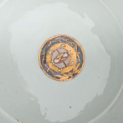 Chinese Imari porcelain planter on a wooden stand - 4448559