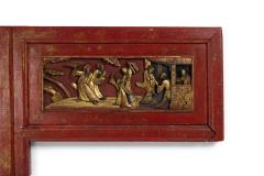 Chinese Lacquered Carved Wall Plaque - 4321534