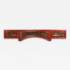 Chinese Lacquered Carved Wall Plaque - 4325803