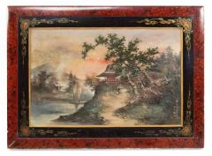 Chinese Landscape of House by a River - 4517080