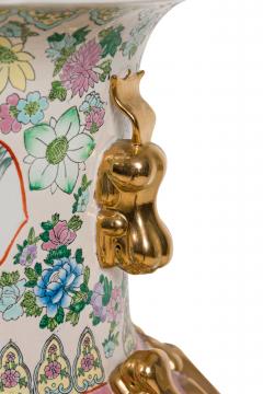 Chinese Large floor vase with Scenic Depiction - 4656653