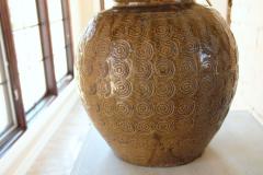 Chinese Ming Dynasty Glazed Belly Jar as Table Lamp - 2846747