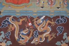 Chinese Ming Dynasty Style Paper and Silk King and Queen Portrait Hanging Scroll - 4670958